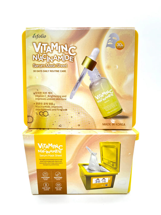 Esfolio Vitamin C Mask Box  30 Sheet