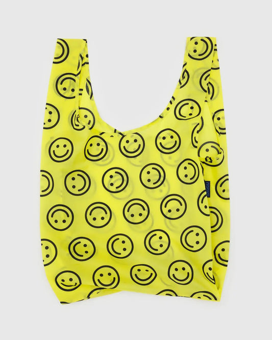 Baggu Reusable Tote- Yellow Happy